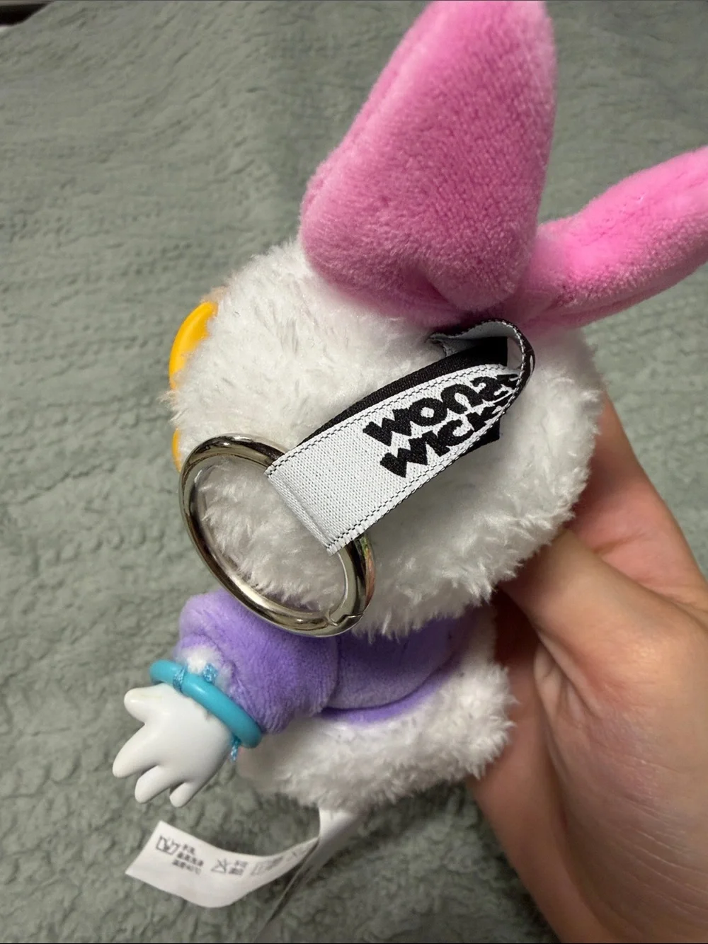 Plush Duck Toy in Pink, Purple and White - Small Pets Accessory